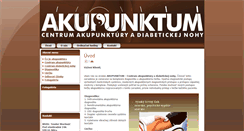 Desktop Screenshot of akupunktum.sk